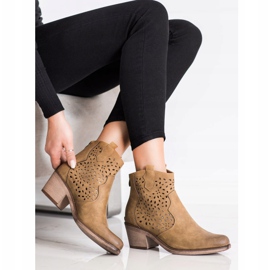 Sergio Leone Botas de primavera caladas marrón 1 Sergio Leone Botas de primavera caladas marrón 1