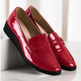 Goodin Mocasines burdeos elegantes rojo 2