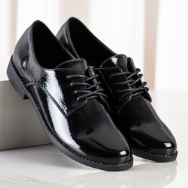 SHELOVET Zapatos clásicos con cordones negro 1 SHELOVET Zapatos clásicos con cordones negro 1