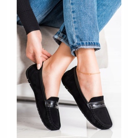SHELOVET Mocasines negros cómodos 1 SHELOVET Mocasines negros cómodos 1