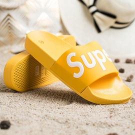 Seastar Zapatillas de goma super blanco amarillo 4