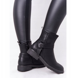 PJ1 Botas de abrigo negras para mujer Workers Alivia negro 5