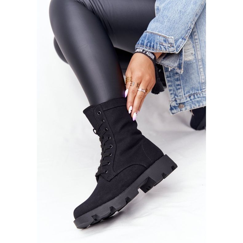 Botas de Mujer Workers Black Haley 99-117 BLK negro 2
