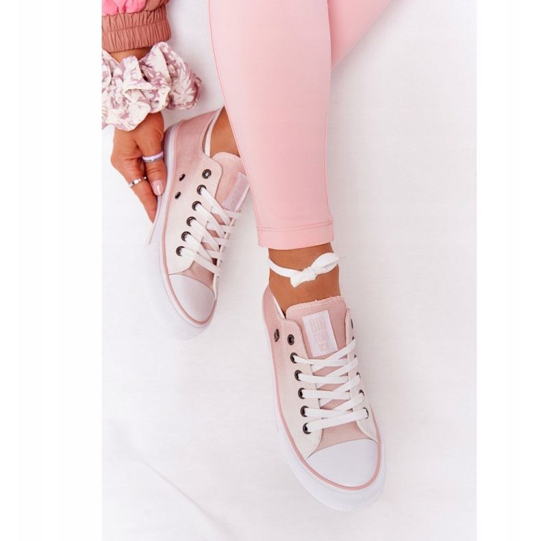 Zapatillas de Mujer Big Star HH274127 Ombre Pink blanco rosa 2