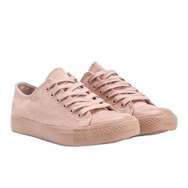 Zapatillas Mara de ante ecológico rosa rosado 1