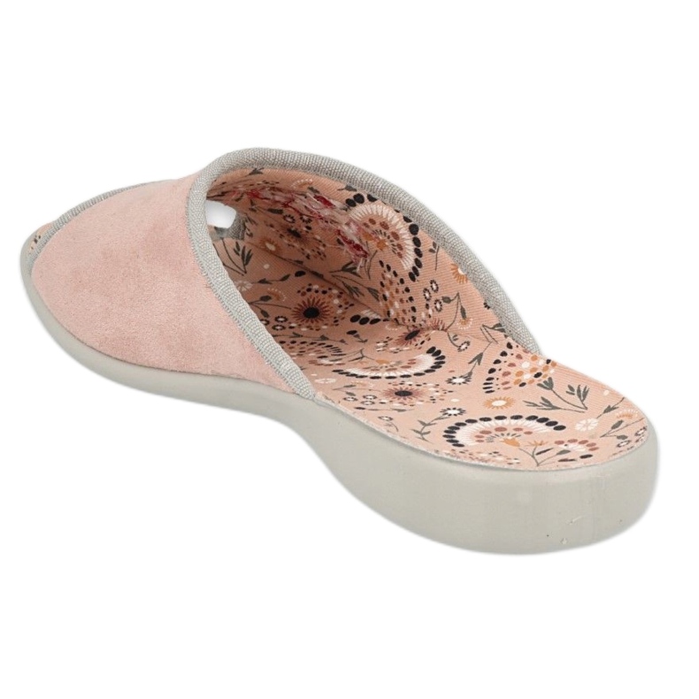 Zapatos mujer befado flor VIKI 254D126 rosado plata gris 3
