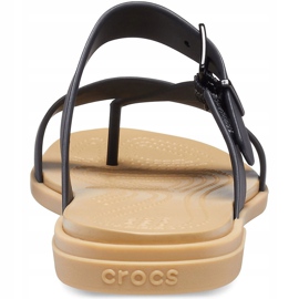 Sandalias Crocs Mujer Tulum Toe Post Negro 206108 00W 2