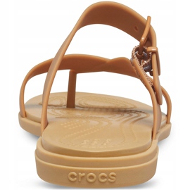 Sandalias Crocs Mujer Tulum Toe Post Caramel 206108277 marrón multicolor 2