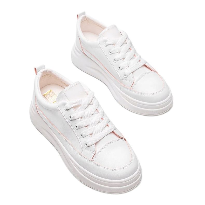 Zapatillas Kelsi gruesas blancas blanco 1