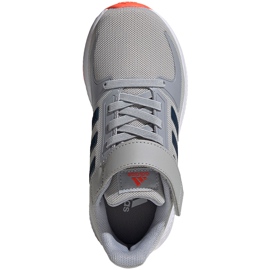 Gris Zapatillas Adidas Runfalcon 2.0 para niños FZ0115 naranja 2
