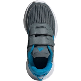 Zapatillas Adidas Tensaur Run C para niños gris-azul FY9198 2