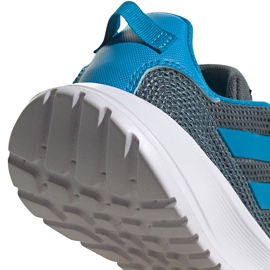 Zapatillas Adidas Tensaur Run C para niños gris-azul FY9198 5
