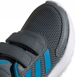 Zapatillas Adidas Tensaur Run C para niños gris-azul FY9198 4