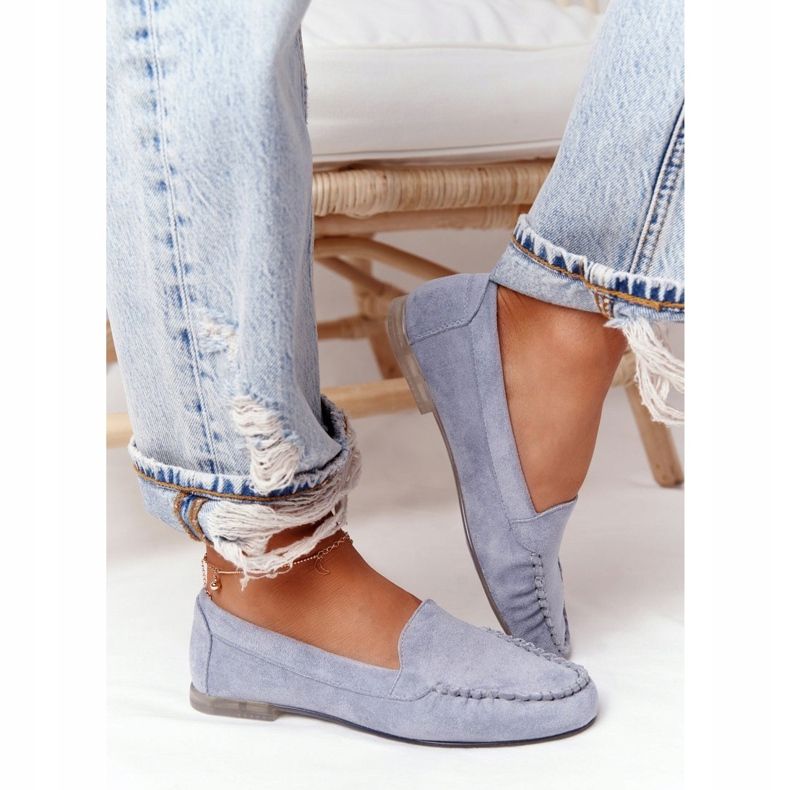 Mocasines Ante Sergio Leone MK722 Azul 1 Mocasines Ante Sergio Leone MK722 Azul 1