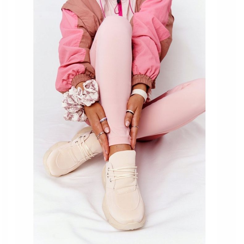 PS1 Zapatillas de mujer con suela maciza Bubbly Beige 1