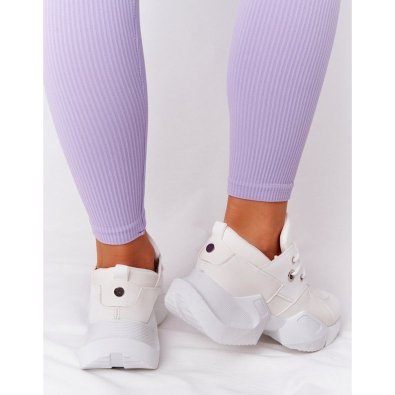 PS1 Zapatillas de mujer en una suela masiva Bubbly White blanco 1