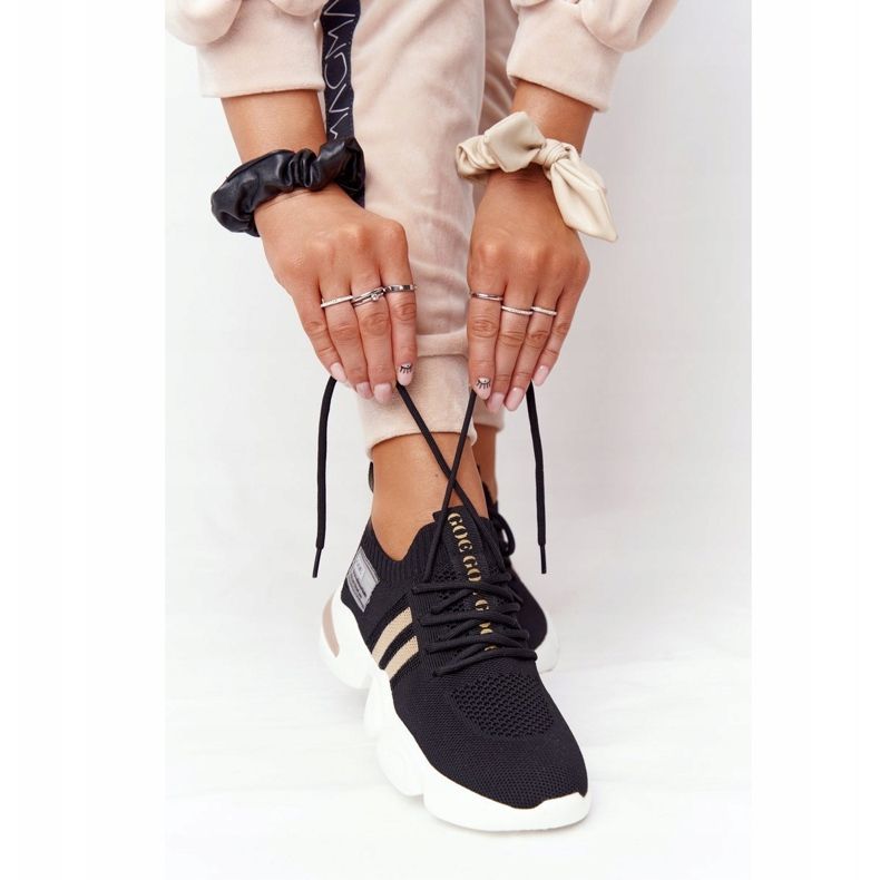 Calcetines deportivos de mujer GOE HH2N4017 Negro 2 Calcetines deportivos de mujer GOE HH2N4017 Negro 2