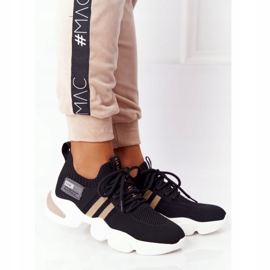 Calcetines deportivos de mujer GOE HH2N4017 Negro 6