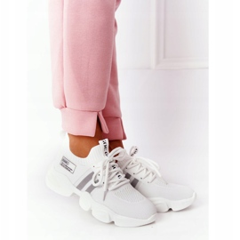 Calcetines Deportivos Mujer GOE HH2N4016 Blanco negro 7