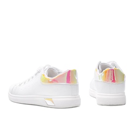 Zapatillas holográficas blancas Mackayla blanco 2