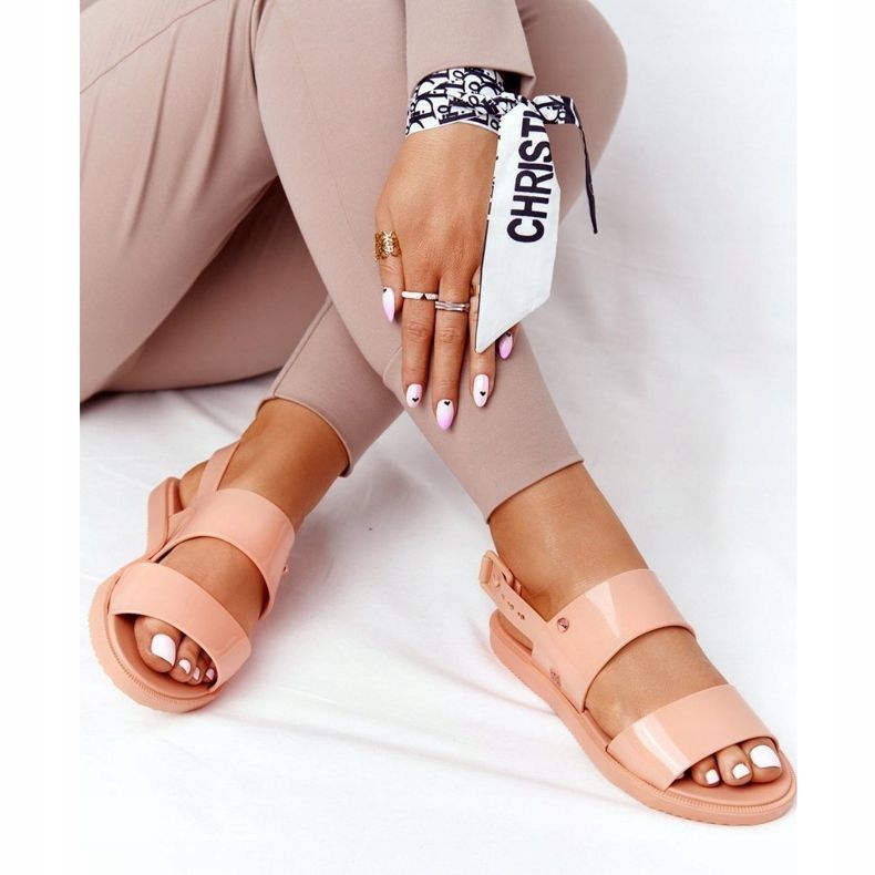 Sandalias de goma ecológicas fragantes ZAXY HH285164 Naranja beige 1