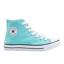Zapatillas Chasity's azul al tobillo 1