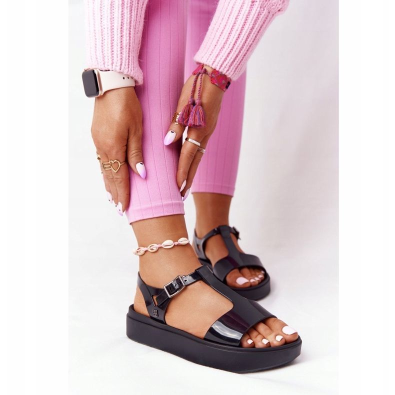 Sandalias de goma ecológicas fragantes ZAXY HH285116 Negro 2