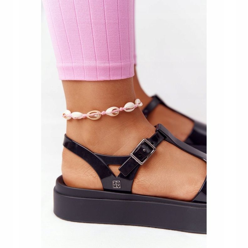 Sandalias de goma ecológicas fragantes ZAXY HH285116 Negro 1