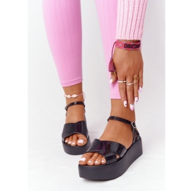 Sandalias de goma ecológicas fragantes ZAXY HH285132 Negro 3