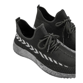 Calzado deportivo casual negro para hombre cristiano gris 3