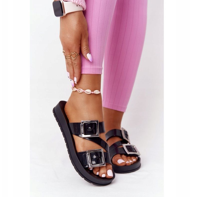 Pantuflas de goma ecológicas y fragantes ZAXY HH285109 Negro 2