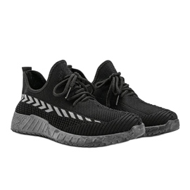 Calzado deportivo casual negro para hombre cristiano gris 4