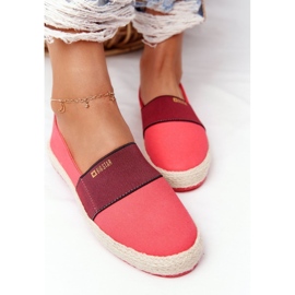 Alpargatas Rojas Con Suela Trenzada Big Star HH274478 rojo 4