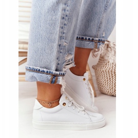 Deportivas Mujer Piel Blancas Nicole 2640 blanco 4