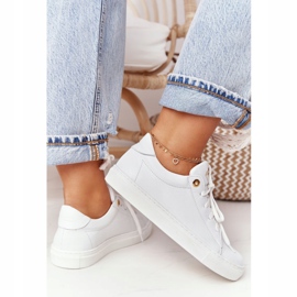 Deportivas Mujer Piel Blancas Nicole 2640 blanco 7