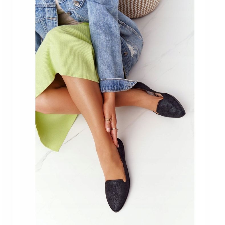 Mocasines Mujer Sergio Leone MK700 Suede Black negro 1 Mocasines Mujer Sergio Leone MK700 Suede Black negro 1