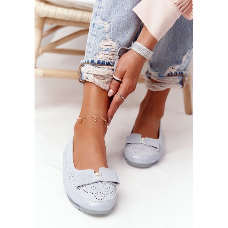 Bailarinas azules ecológicas de piel Rio Flore 1 Bailarinas azules ecológicas de piel Rio Flore 1