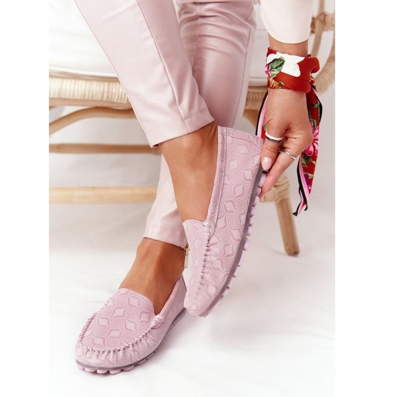 Mocasines Rio Flore de Piel Ecológica Rosa rosado 1