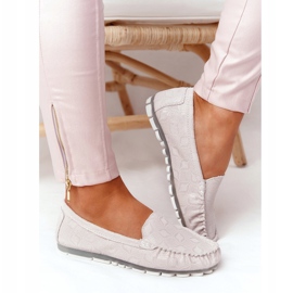 Mocasines Rio Flore de Piel Ecológica Beige 4