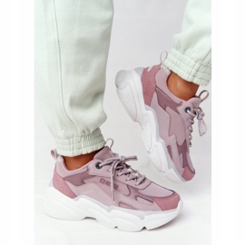 Zapatos Deportivos Mujer Memory Foam Big Star HH274258 Violeta rosado 15