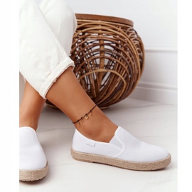 Alpargatas Con Suela Trenzada Big Star DD274015 Blanco 4