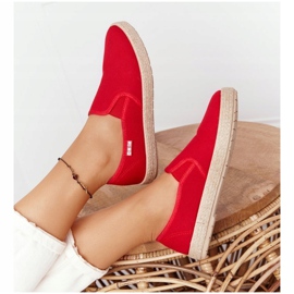 Alpargatas rojas con suela trenzada Big Star DD274018 rojo 2