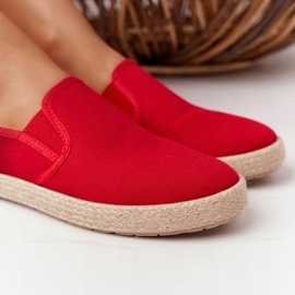 Alpargatas rojas con suela trenzada Big Star DD274018 rojo 5