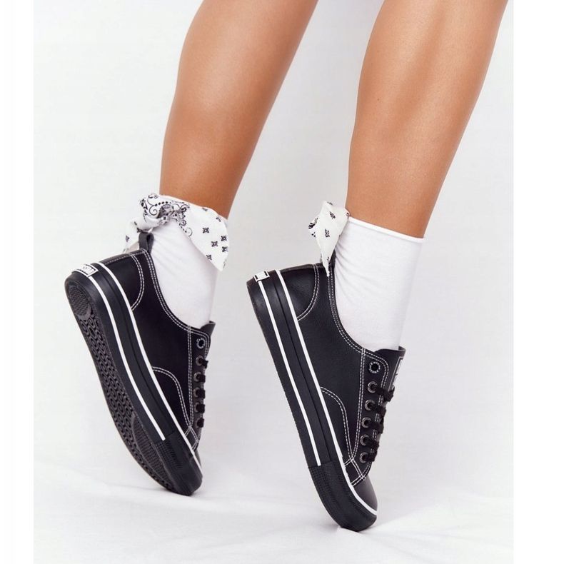 Zapatillas Mujer Piel Big Star HH274145 Negro 1