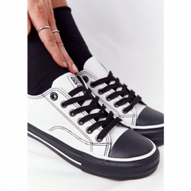 Zapatillas Mujer Piel Big Star HH274147 Blanco y Negro 5