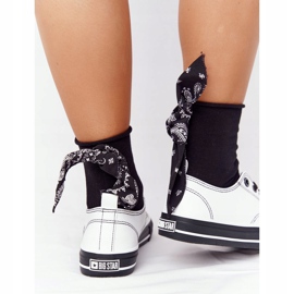 Zapatillas Mujer Piel Big Star HH274147 Blanco y Negro 6