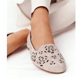 Mocasines Calados Sergio Leone BL627 Cappuccino beige 1