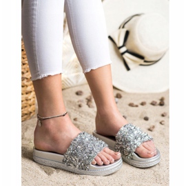 Seastar Zapatillas de cristal de moda gris 3