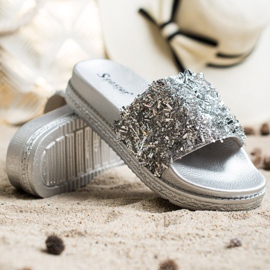 Seastar Zapatillas de cristal de moda gris 1