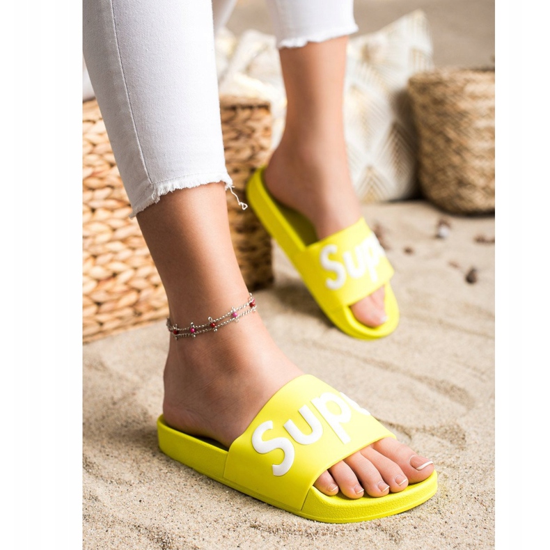 Seastar Zapatillas de goma super verde amarillo 2